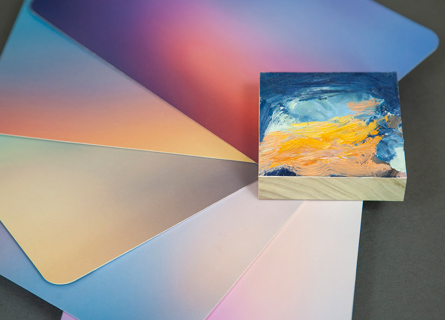 We wanted to extend the art work into an active visual system.